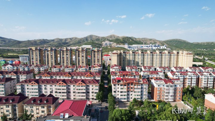 白沙村村内航拍。长城网·冀云客户端记者 孟维仑 摄