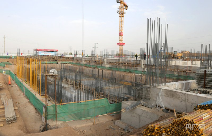 中国联通庆阳智算中心项目建设现场（央广网发  盘小美  摄）