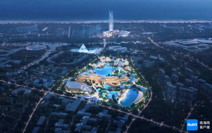 海南超级地中海效果图。复星供图