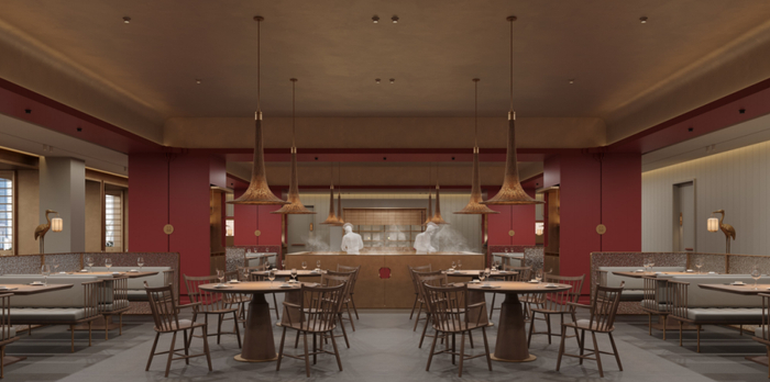  全聚德店面效果图。