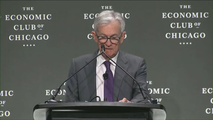 图片来源：鲍威尔演讲视频截图