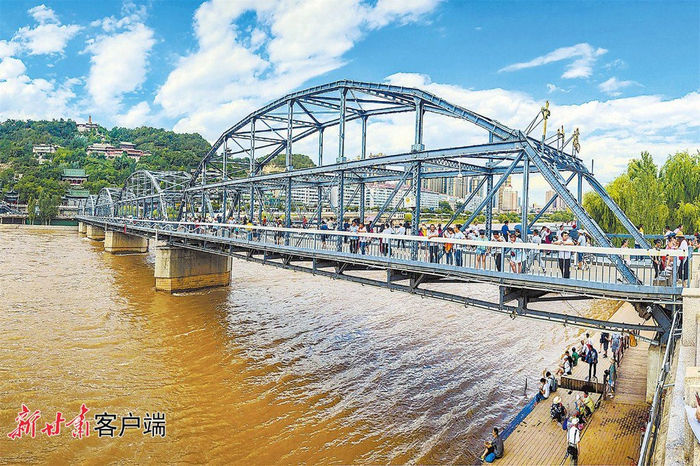 兰州中山桥。（资料图）