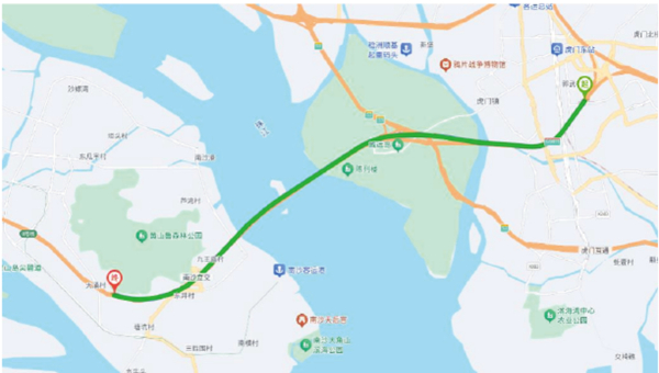 项目地理位置及平面位置图。图源：东莞市发展和改革局网站