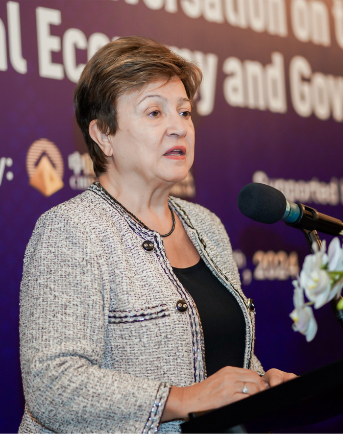 Kristalina Georgieva 作引导发言