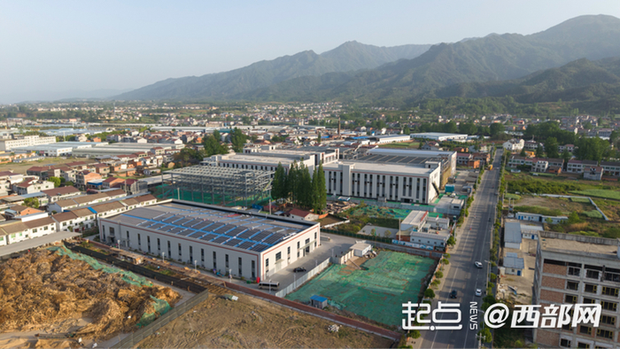 安康汉阴县智能化高端纱线纺织项目现场