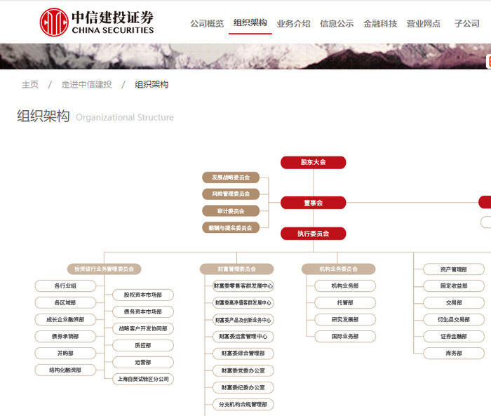 中信建投证券官网更新了财富管理委员会信息。