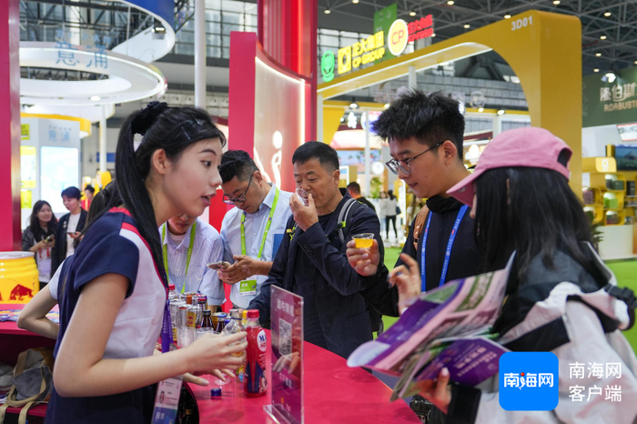 作为消博会的“老朋友”，泰国天丝集团连续第5年来到消博会。记者 曹志 摄