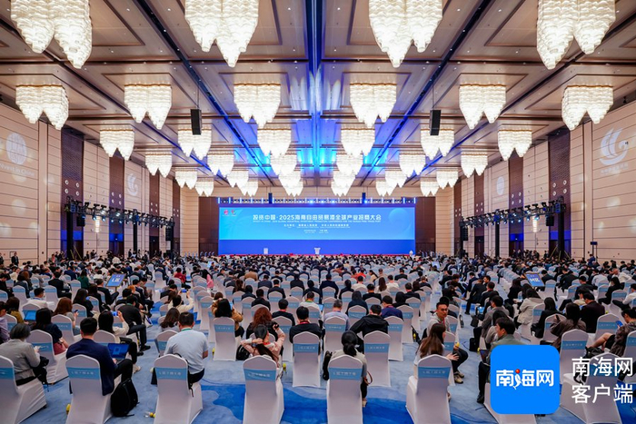 4月14日上午，投资中国·2025海南自由贸易港全球产业招商大会现场。记者 黄东光 摄