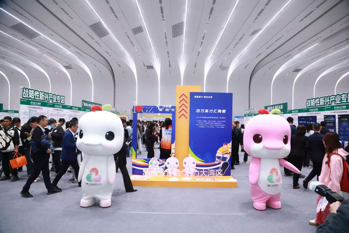 百万英才汇南粤”2025年N城联动春季招聘活动现场。 主办方供图