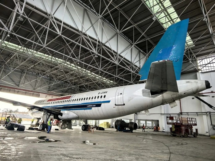 ▲引进的空客A320