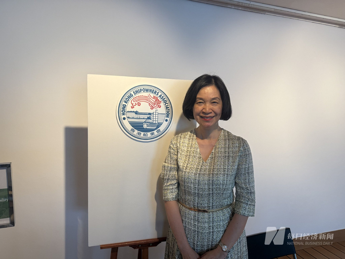 香港船东会董事总经理陈佩珊 图片来源：实习生 刘姝 摄