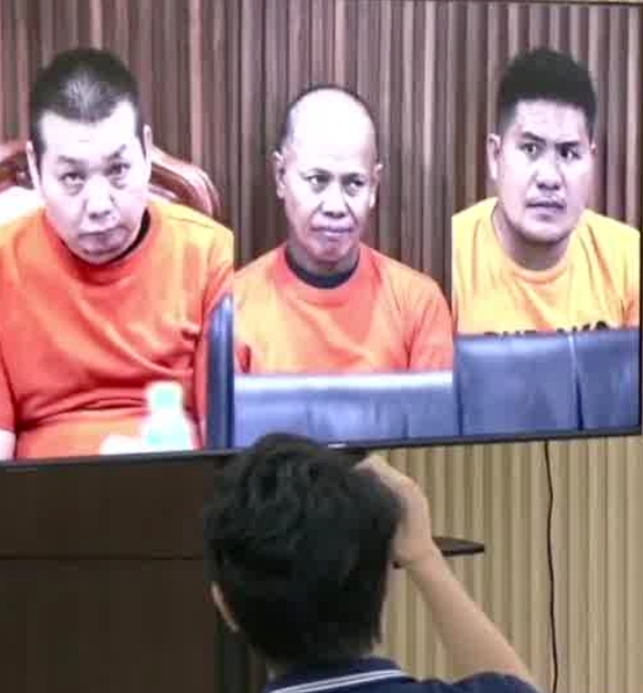警方披露三名落网嫌疑人照片