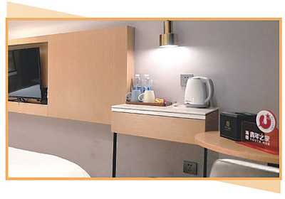 浙江宁波海曙青年人才驿站提供的房间。共青团宁波海曙区委供图