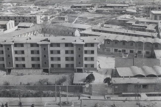 20世纪80年代延安市气象局全貌 延安市气象局供图