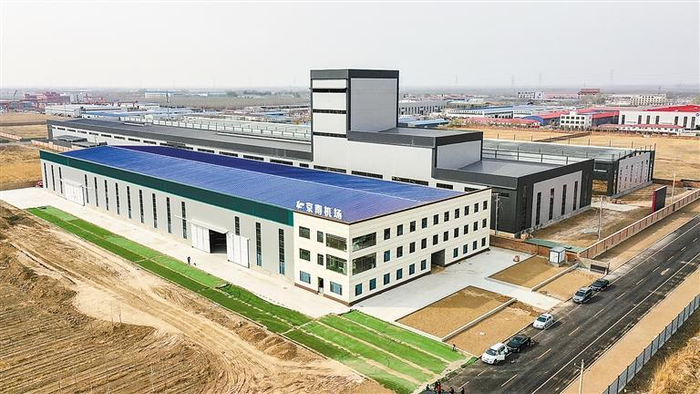     图为文安县京南机场项目现场。本报记者 陈童 摄