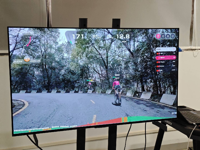 （智骑APP实景路线投屏）