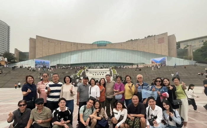 外宾团合照 朱女士提供
