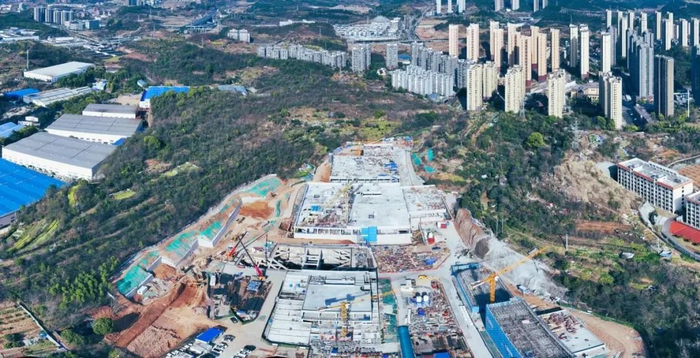 ▲湖北省宜昌市东山水质净化厂施工场景 长江环保集团供图