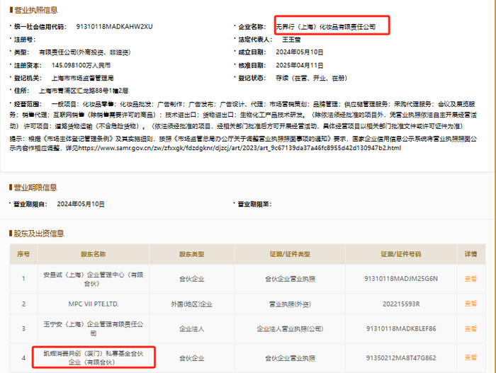 ▍截自国家企业信用信息公示系统