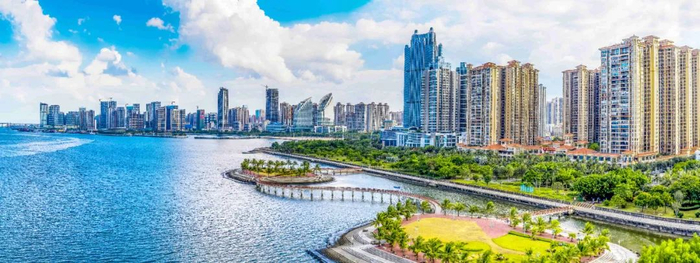 金沙湾风景迷人。资料图