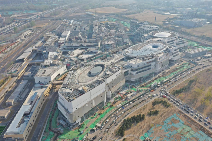 “湾里”商业娱乐综合体项目现场图。北京市发改委供图