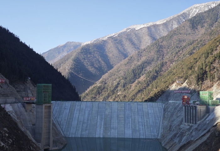 巴拉水电站。  四川足木足河流域水电开发有限公司供图