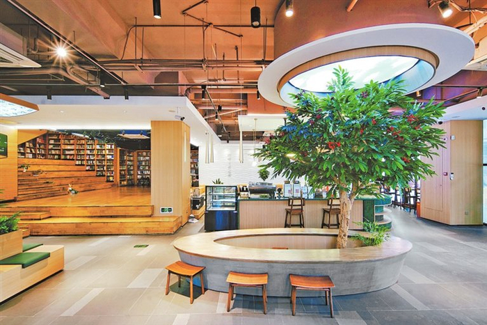 中原图书大厦回声馆阅读空间。中原图书大厦供图