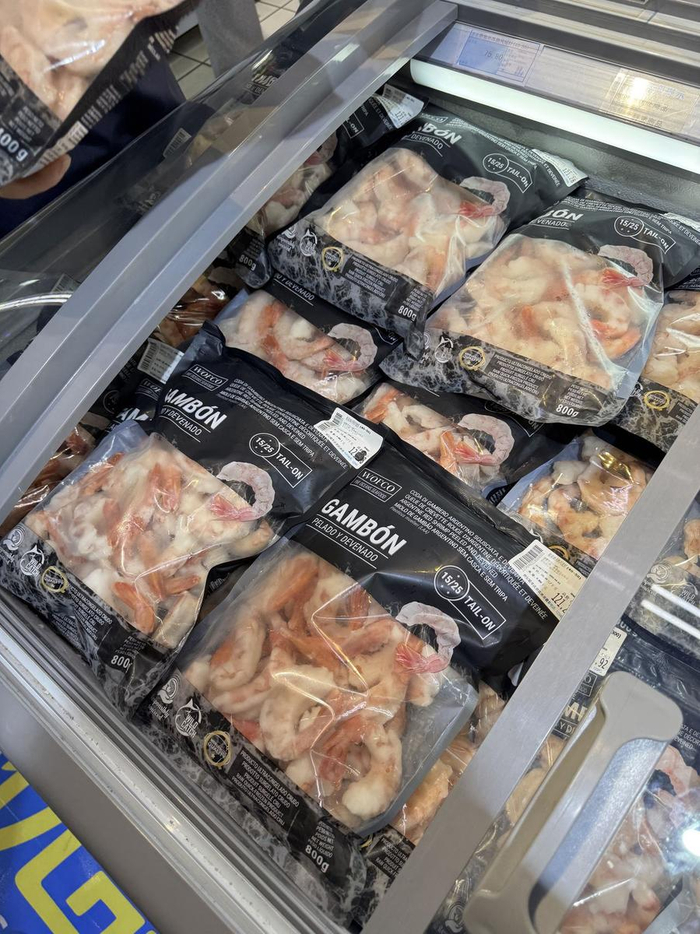 此次上架的野生阿根廷红虾