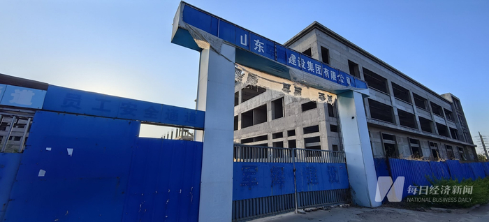 4月15日，济南市莱芜区，停滞的电声项目 图片来源：每经记者 彭斐 摄