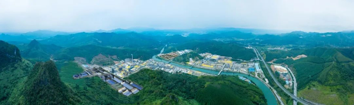 广东乳源经济开发区新材料产业园全景图。