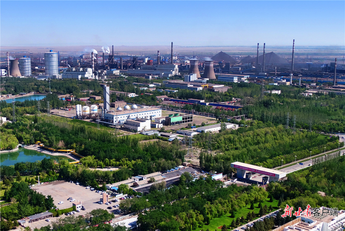 （资料图）酒钢集团公司厂区全景。新甘肃·甘肃日报通讯员 肖世强摄