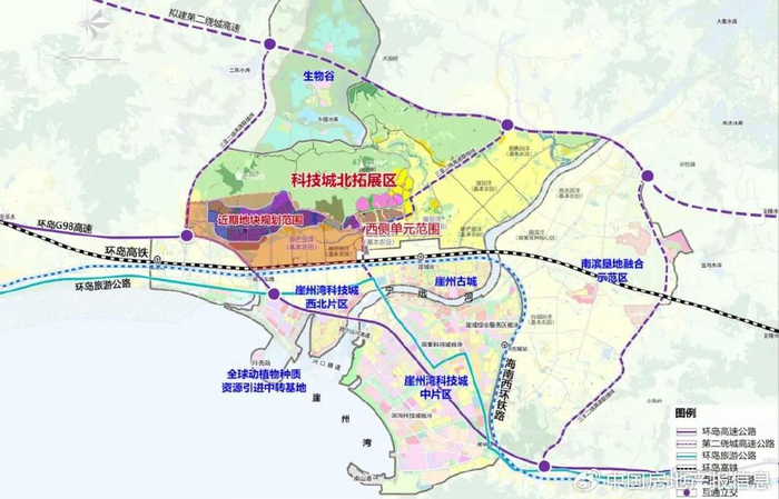 北拓展区范围示意图。