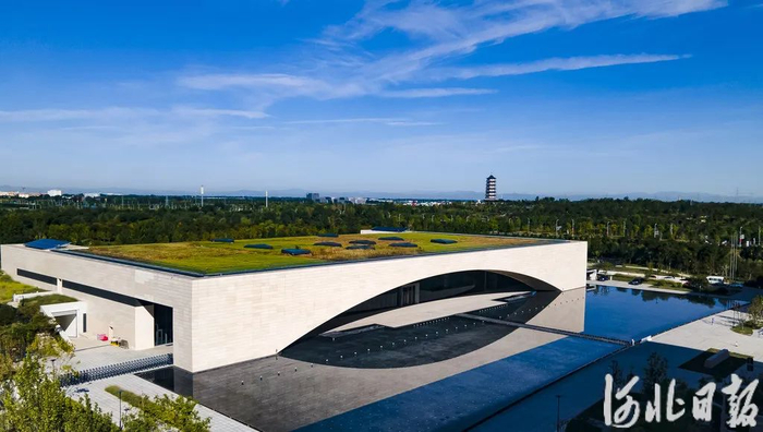 雄安城市计算中心。河北日报记者刘光昱摄