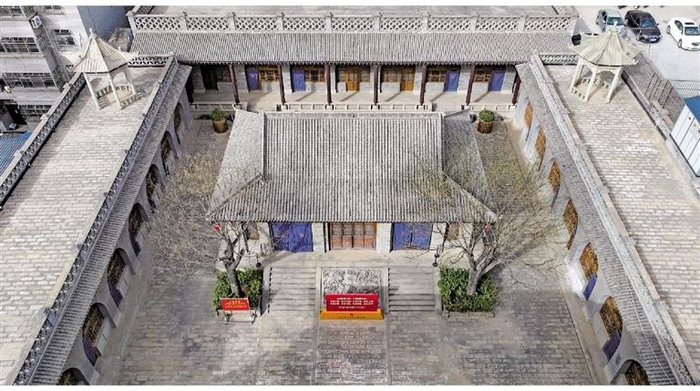 中共绥德地委旧址（3月27日摄）。  绥德县融媒体中心记者   王杰摄