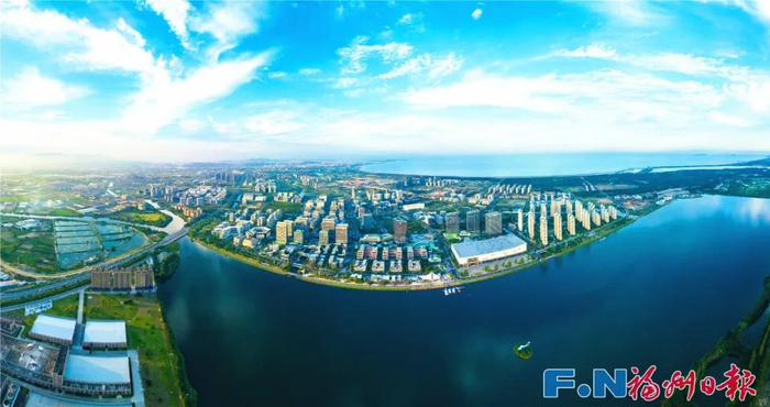 福州新区滨海新城。郑帅 摄