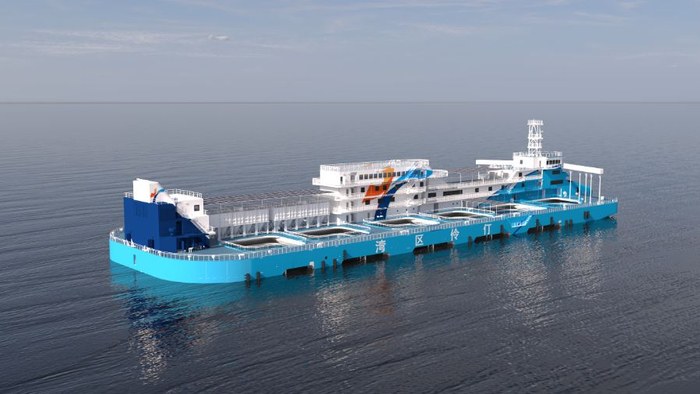 "湾区伶仃"号模型图/受访者供图