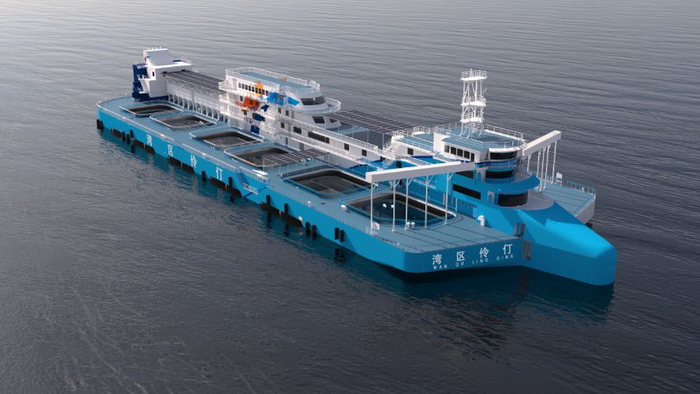 "湾区伶仃"号模型图/受访者供图