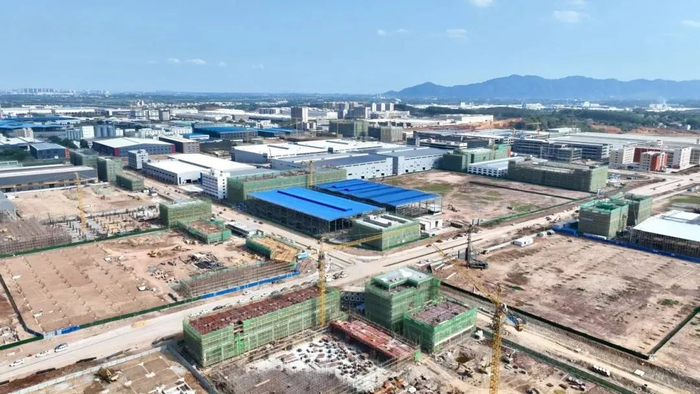 △建设中的大产区市管起步区。图源 肇庆大型产业集聚区 粤桂试验区
