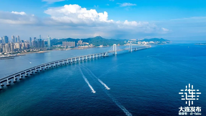▲大连星海湾大桥。