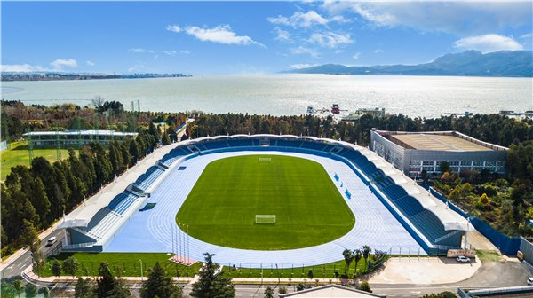 滇池畔，风景秀丽的海埂基地。海埂基地供图