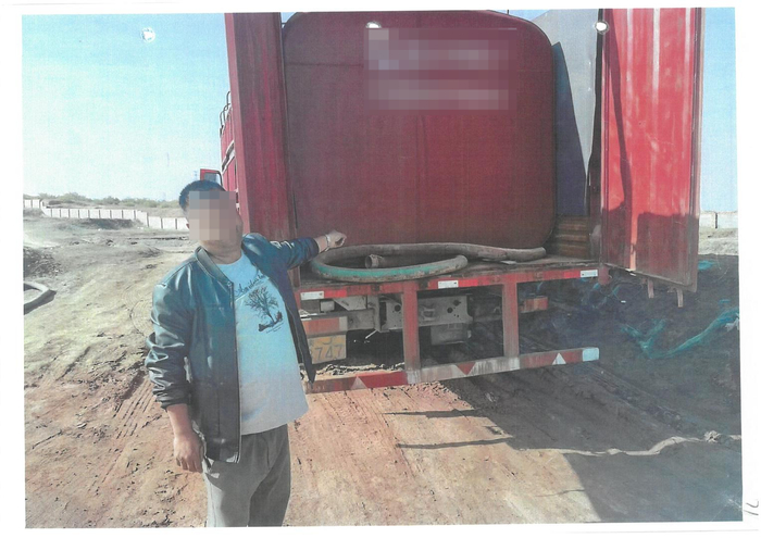 ▲犯罪嫌疑人指认现场