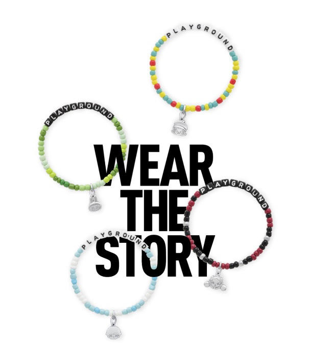 随杂志附赠的手链 源自品牌官方