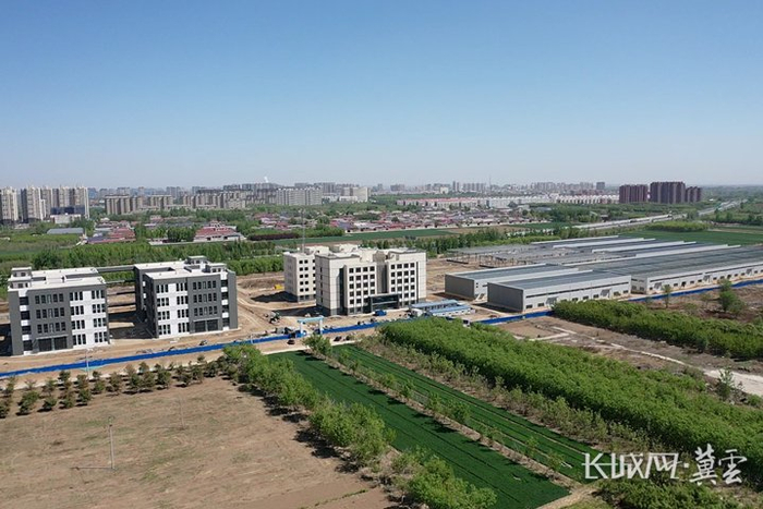 航拍中国香城香文化产业园区项目。长城网·冀云客户端记者 王日成 摄