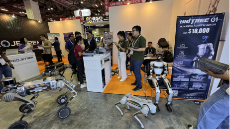 图：宇树科技展台