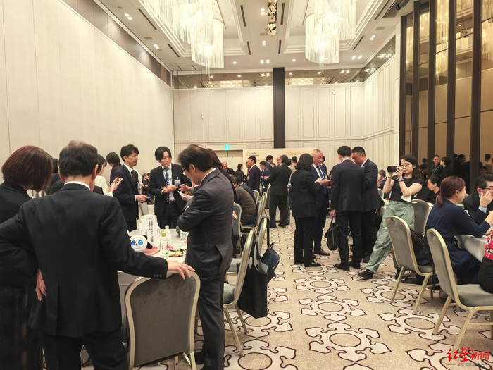 ▲2025成都对日开放合作经贸对接会在日本东京举行