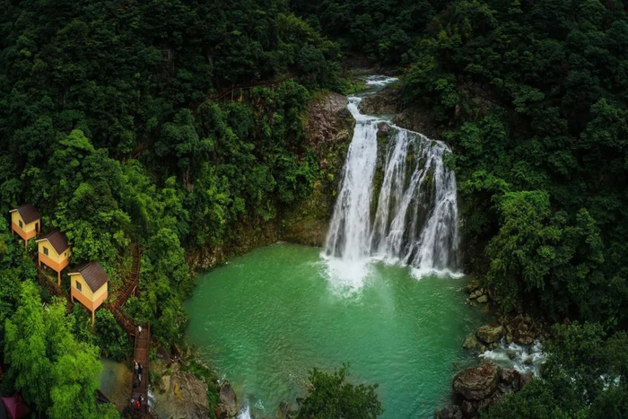 七瀑涧 图源航拍神州
