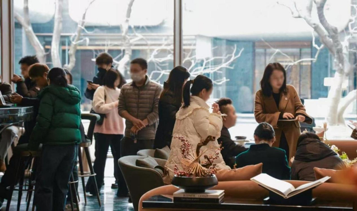 参与本次活动的某楼盘现场 图片来源：主办方提供