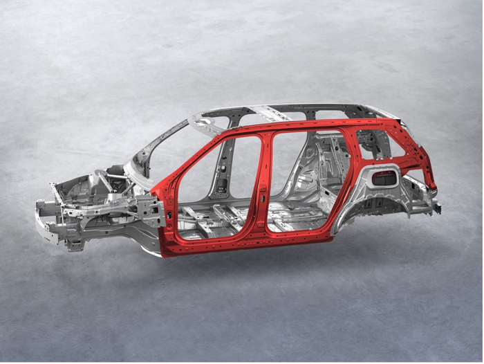 侧面热成型钢全覆盖