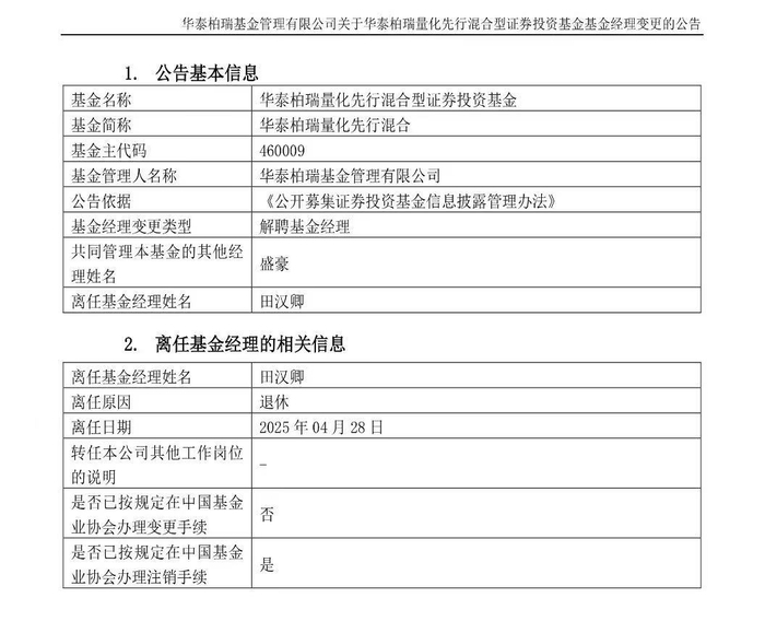 图片来源：基金公司公告