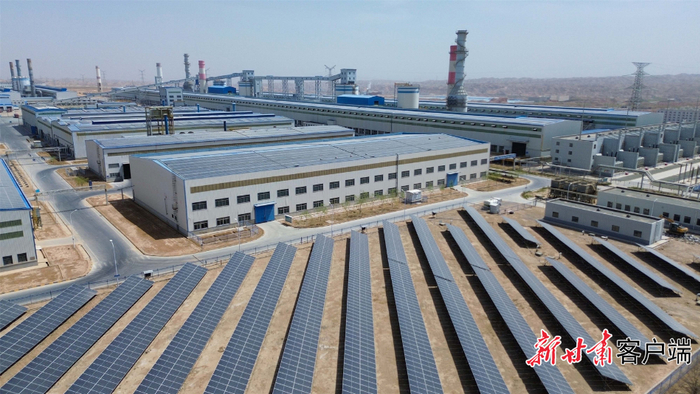 甘肃中瑞铝业有限公司厂区。 新甘肃·每日甘肃网记者 龙毅 摄